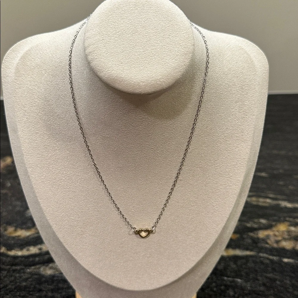 Harriet Ave Jewels Silver Heart Necklace